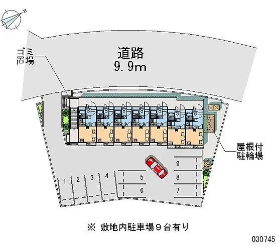 豊田市田中町１丁目 月極駐車場